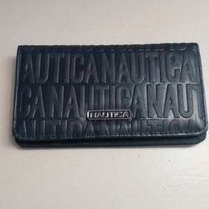 Nautica Money Manager Wallet With All Over Logo